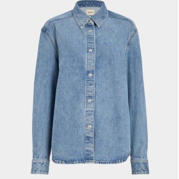 KHAITE Argo Top Denim - Picture 1 of 6